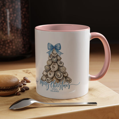 Ono Island Christmas Oyster Tree Mug