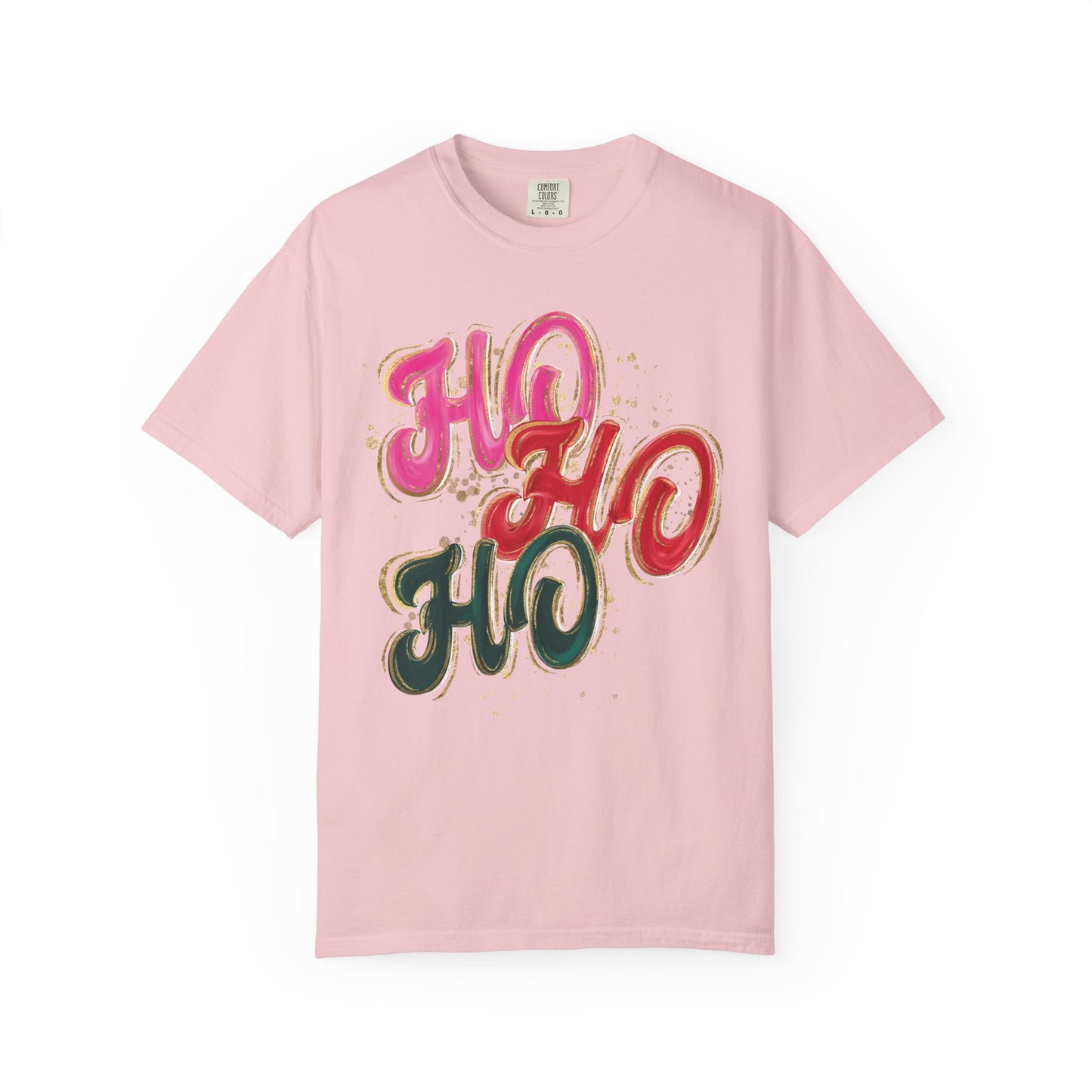 Ho Ho Ho Christmas Tee- Comfort Colors