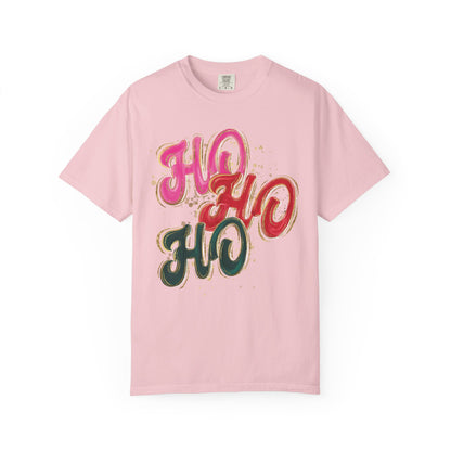Ho Ho Ho Christmas Tee- Comfort Colors