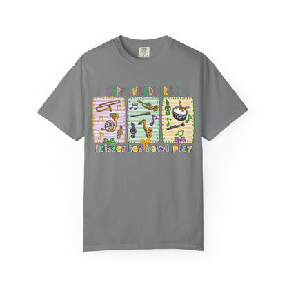 Happy Mardi Gras Jazz T-Shirt — Let the Good Times Roll Shirt