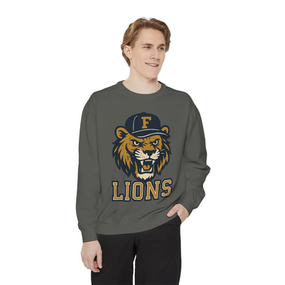 Adult Retro Roaring Lions Sweatshirt - Comfort Colors