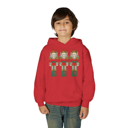 Red/Green Nutcracker Hoodie - Gildan