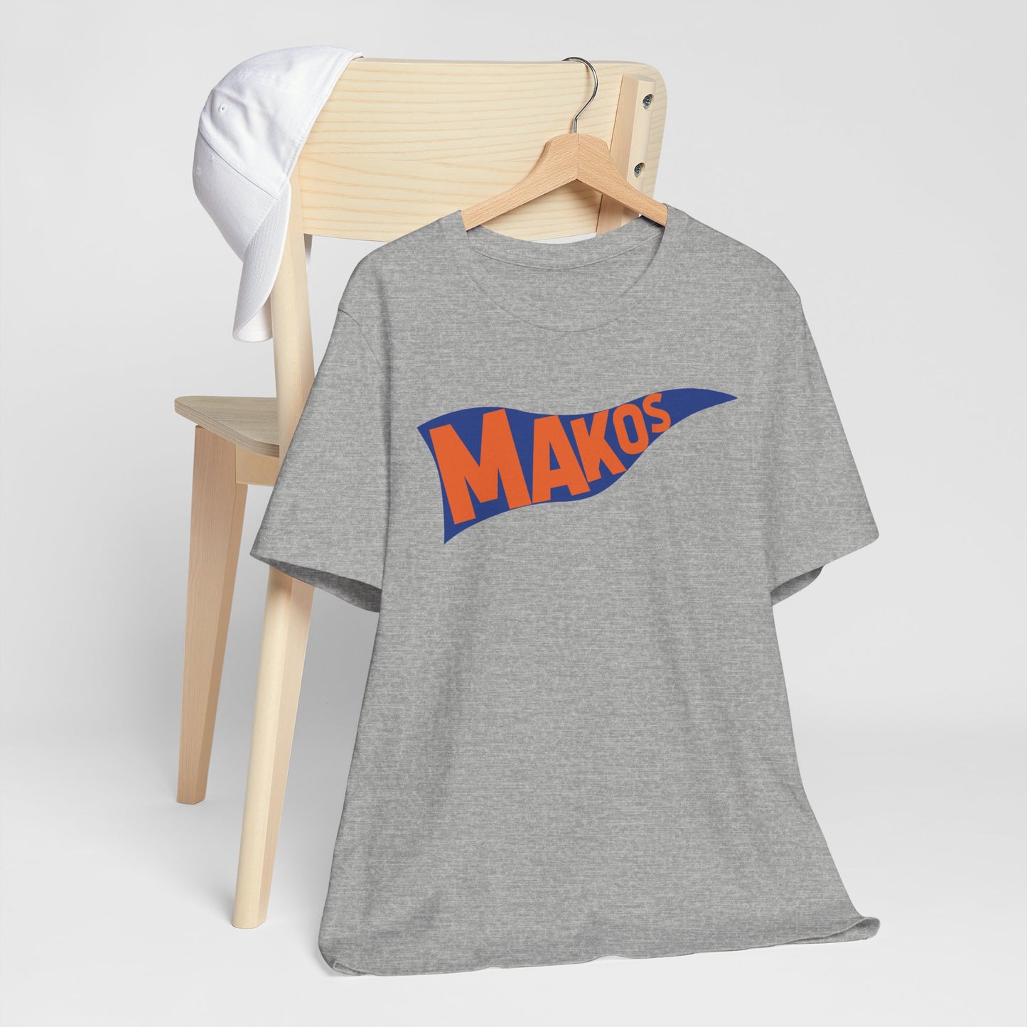 Adult Makos Pennant Unisex Jersey Tee - Bella Canvas