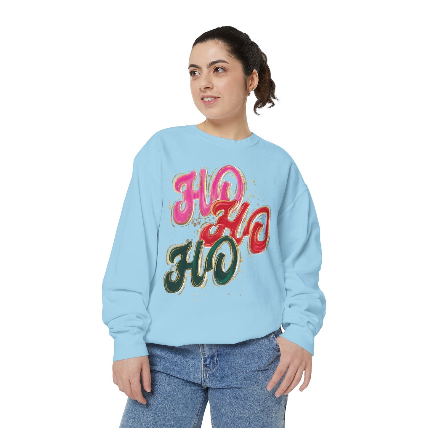 HO HO HO Sweatshirt Comfort Colors