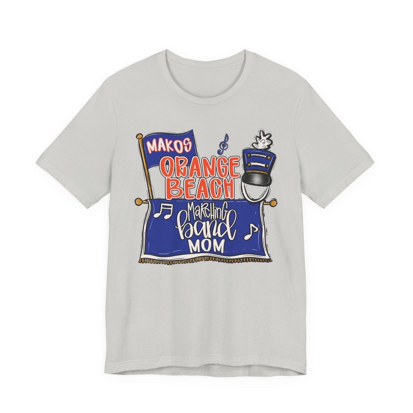 Adult Makos Marching Band Mom - Bella Canvas