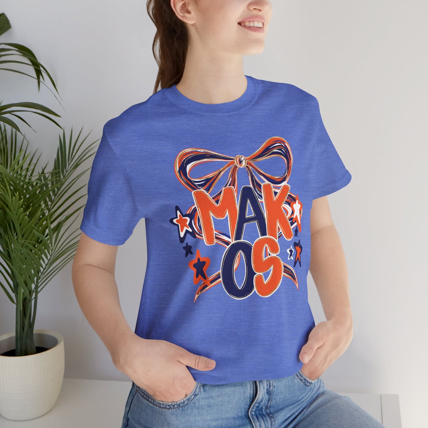 Adult Makos Twirly Ribbon Tee - Bella Canvas