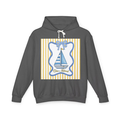 Adult Coquette Sailboat Hooded Sweatshirt - Comfort Colors