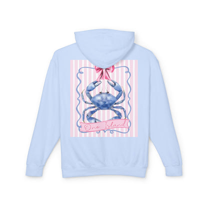 Adult Ono Island Preppy Crab Hoodie Comfort Colors