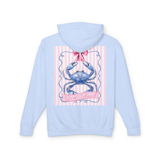 Adult Ono Island Preppy Crab Hoodie Comfort Colors