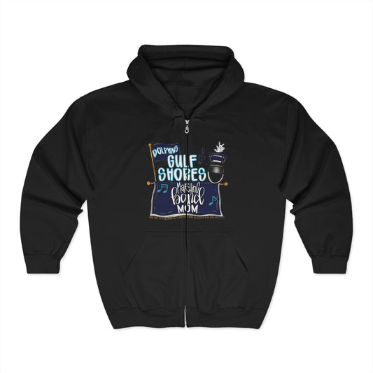 Adult GS Marching Band Mom Unisex Zip-Up Hoodie - Gildan