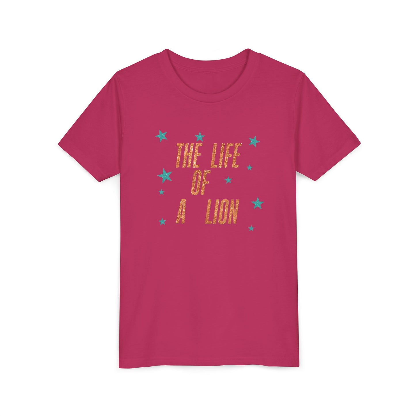Life of a Lion Faux Glitter - Bella Canvas