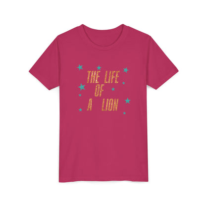 Life of a Lion Faux Glitter - Bella Canvas