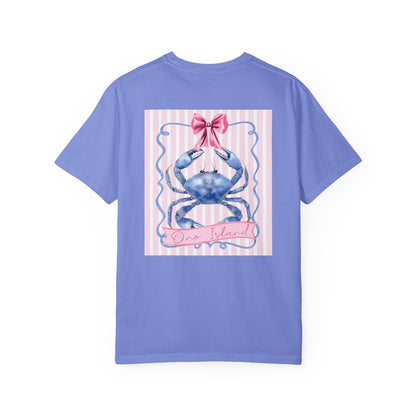 Adult Ono Island Preppy Crab Tee - Comfort Colors