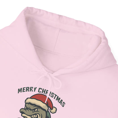 Merry Christmas Dolphin Hoodie - Gildan