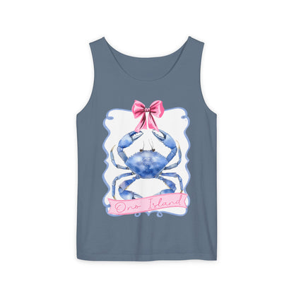 Ono Island Preppy Crab Tank Top - Comfort Colors