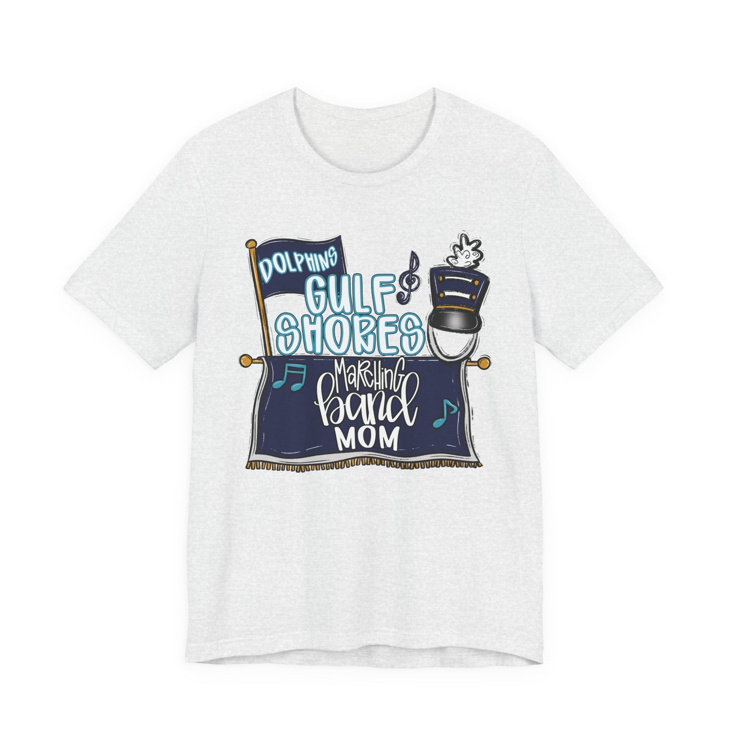 Adult Gulf Shores Band Mom Tee - Bella Canvas