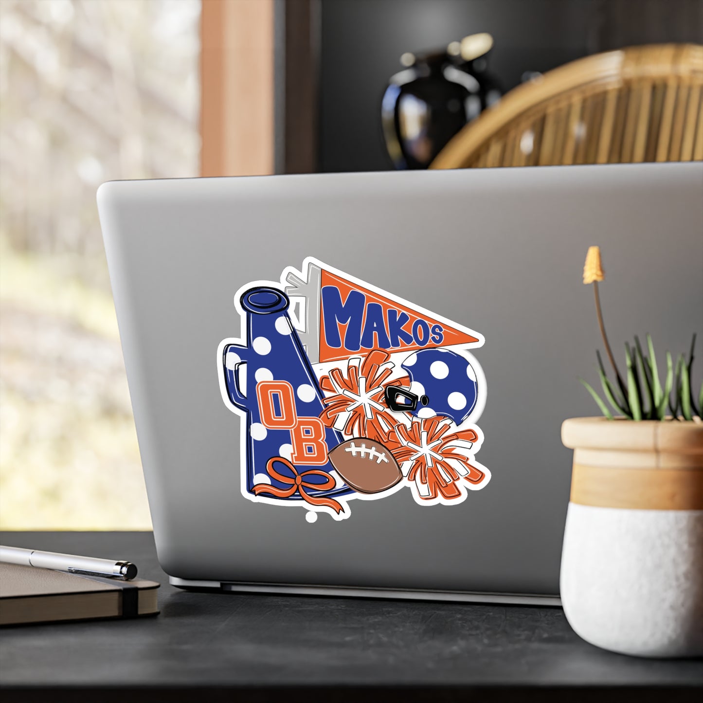 Makos Football Spirit Vinyl Decals