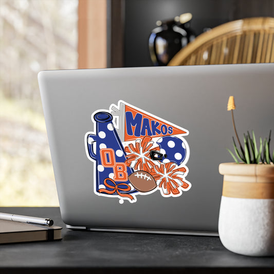 Makos Football Spirit Vinyl Decals