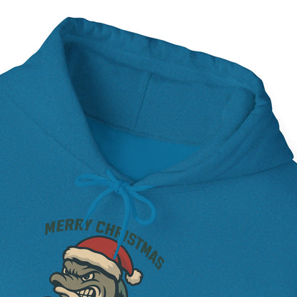 Merry Christmas Dolphin Hoodie - Gildan