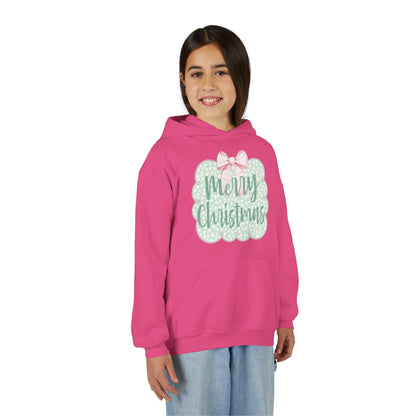 Merry Christmas Youth Hoodie - Gildan