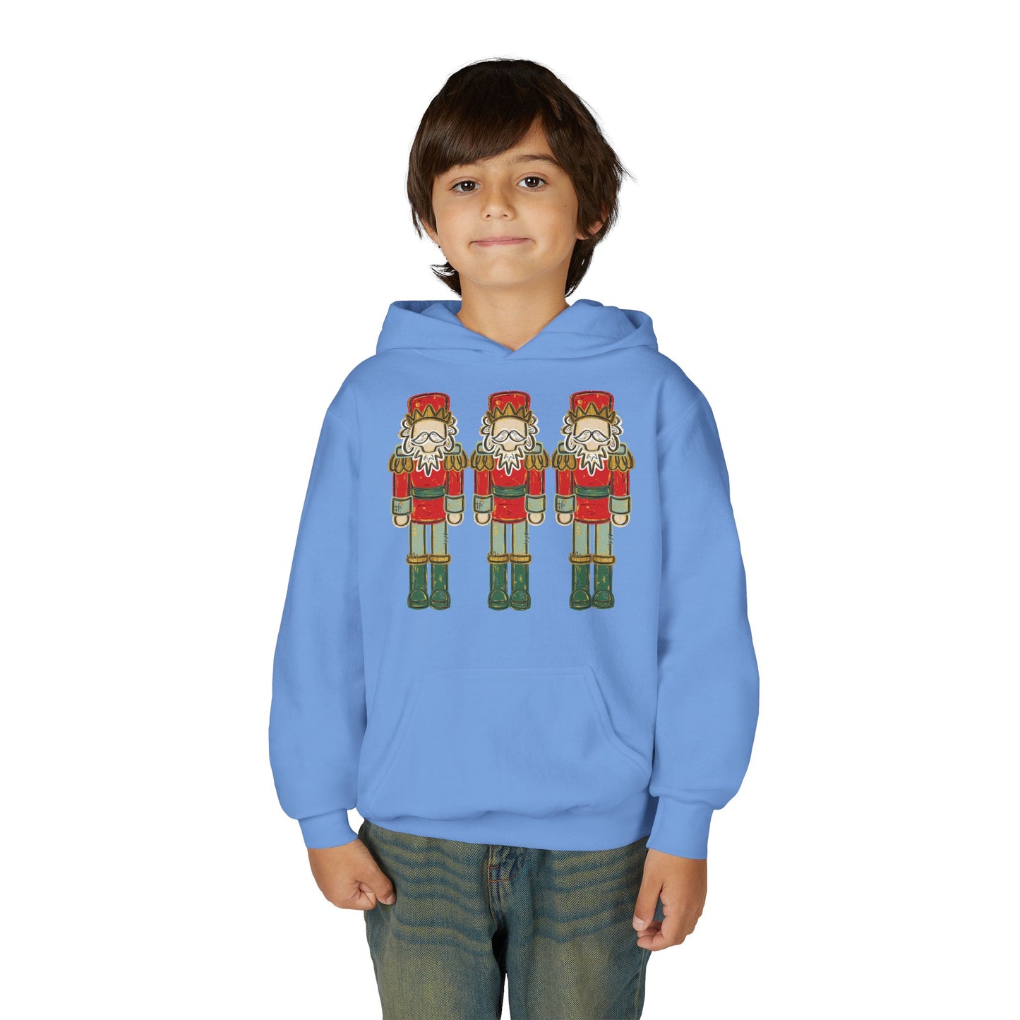 Red/Green Nutcracker Hoodie - Gildan