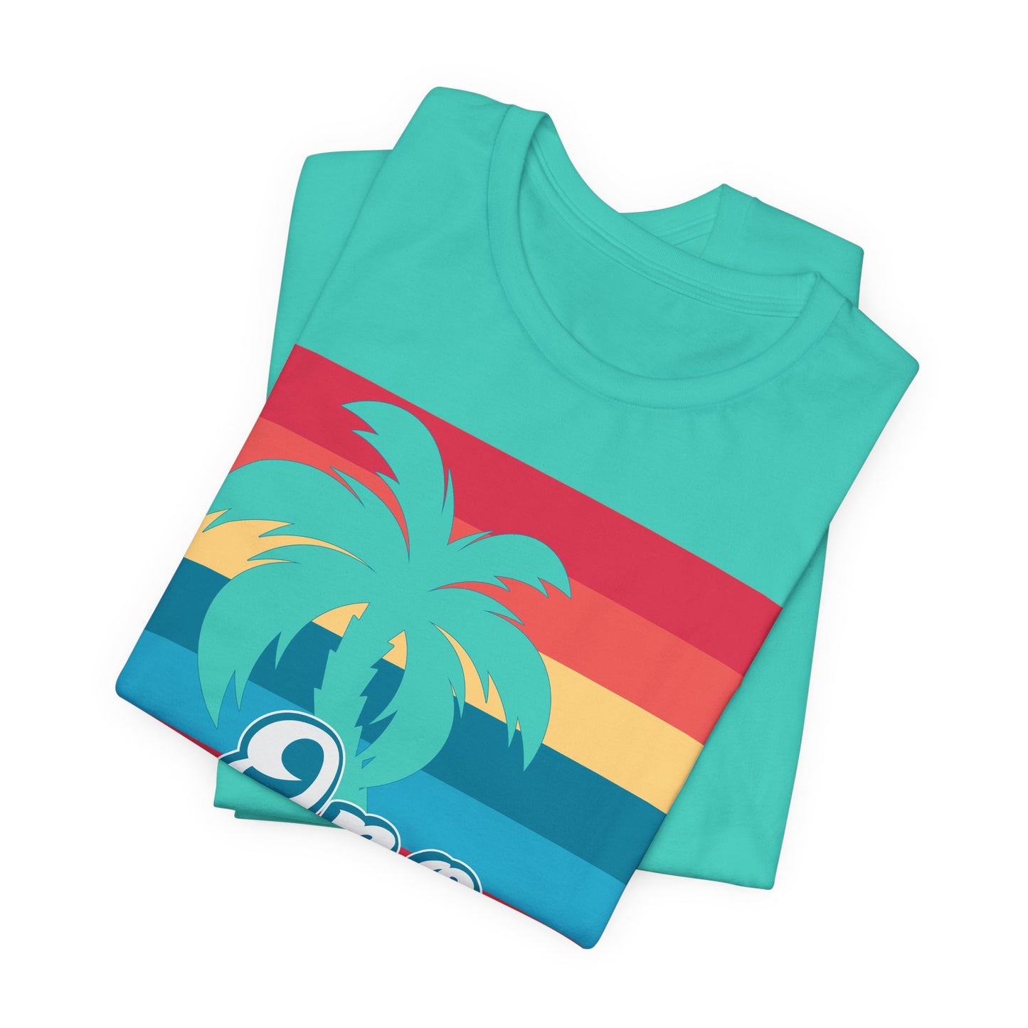 ADULT ONO ISLAND PALM GRID TSHIRT