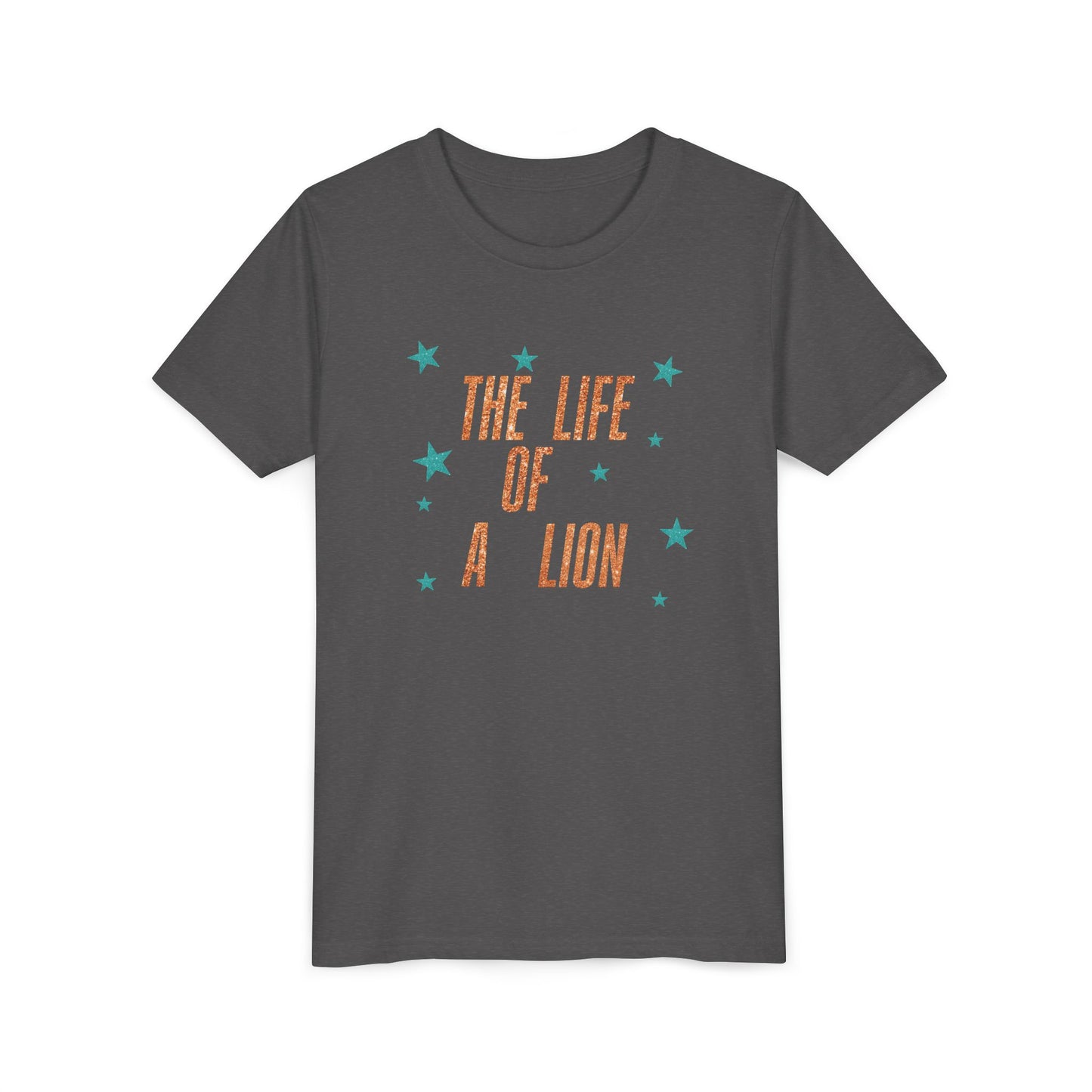 Life of a Lion Faux Glitter - Bella Canvas
