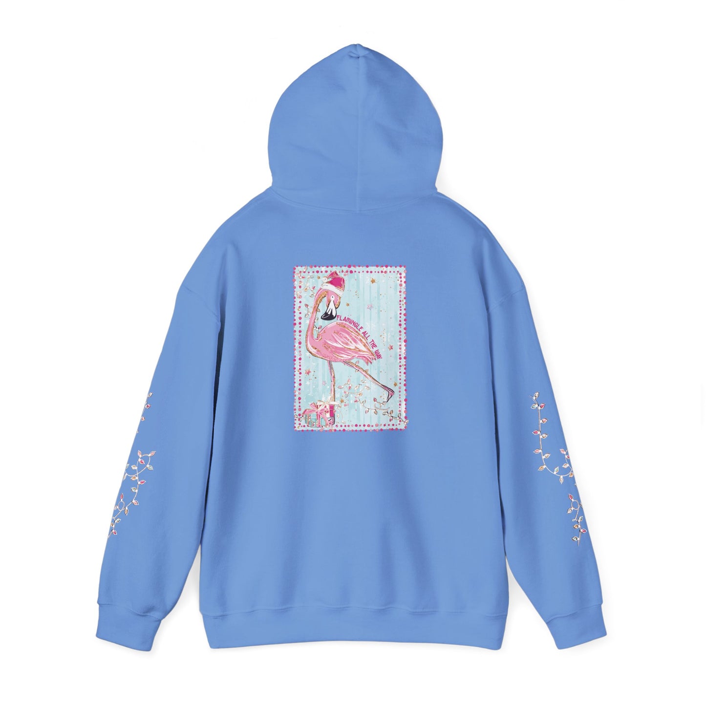Flamingo Flamingle All The Way Hoodie - Gildan