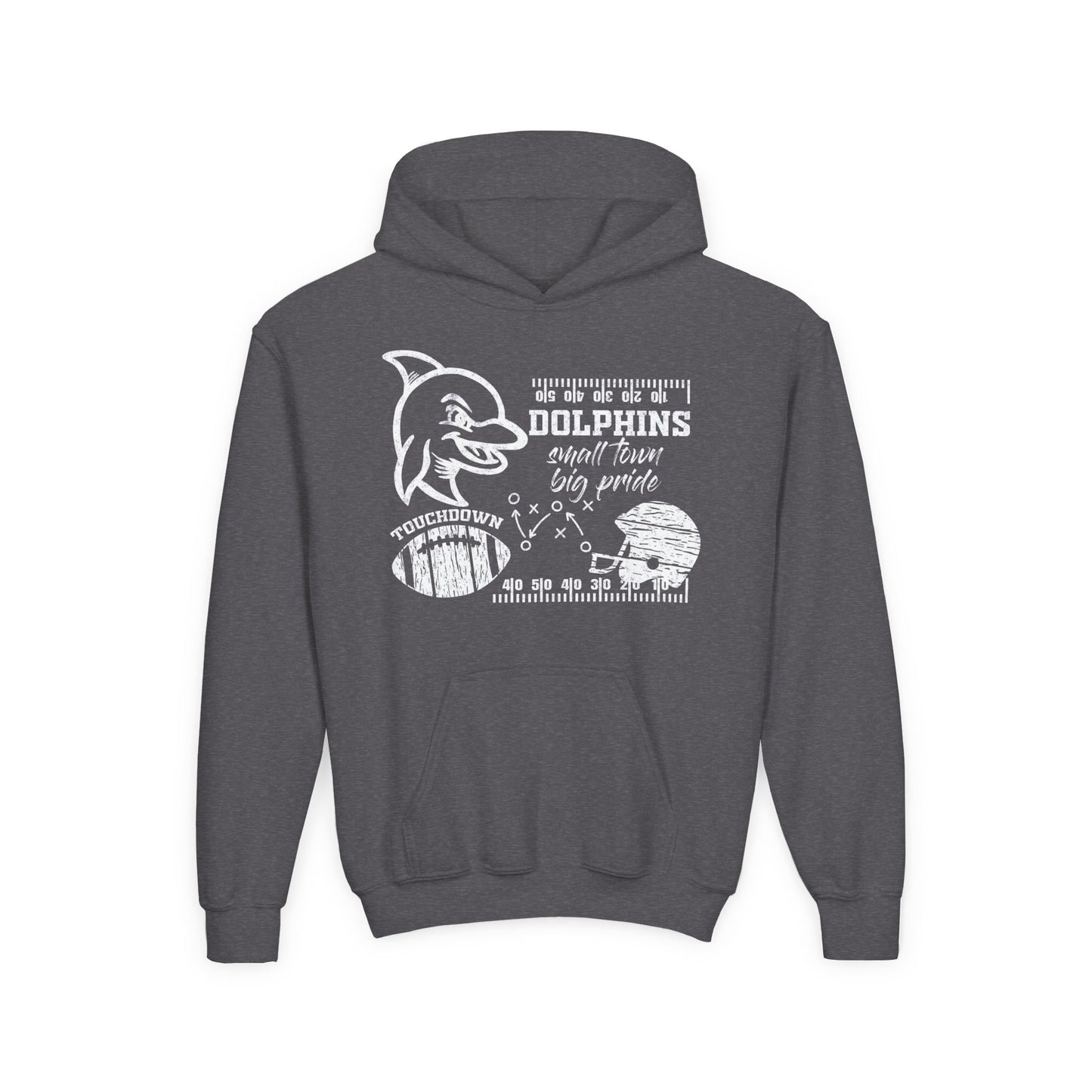 Youth Dolphin Fleece Hoodie -Gildan