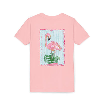 Beach Life is Flamazing Flamingo Tee - Bella Canvas