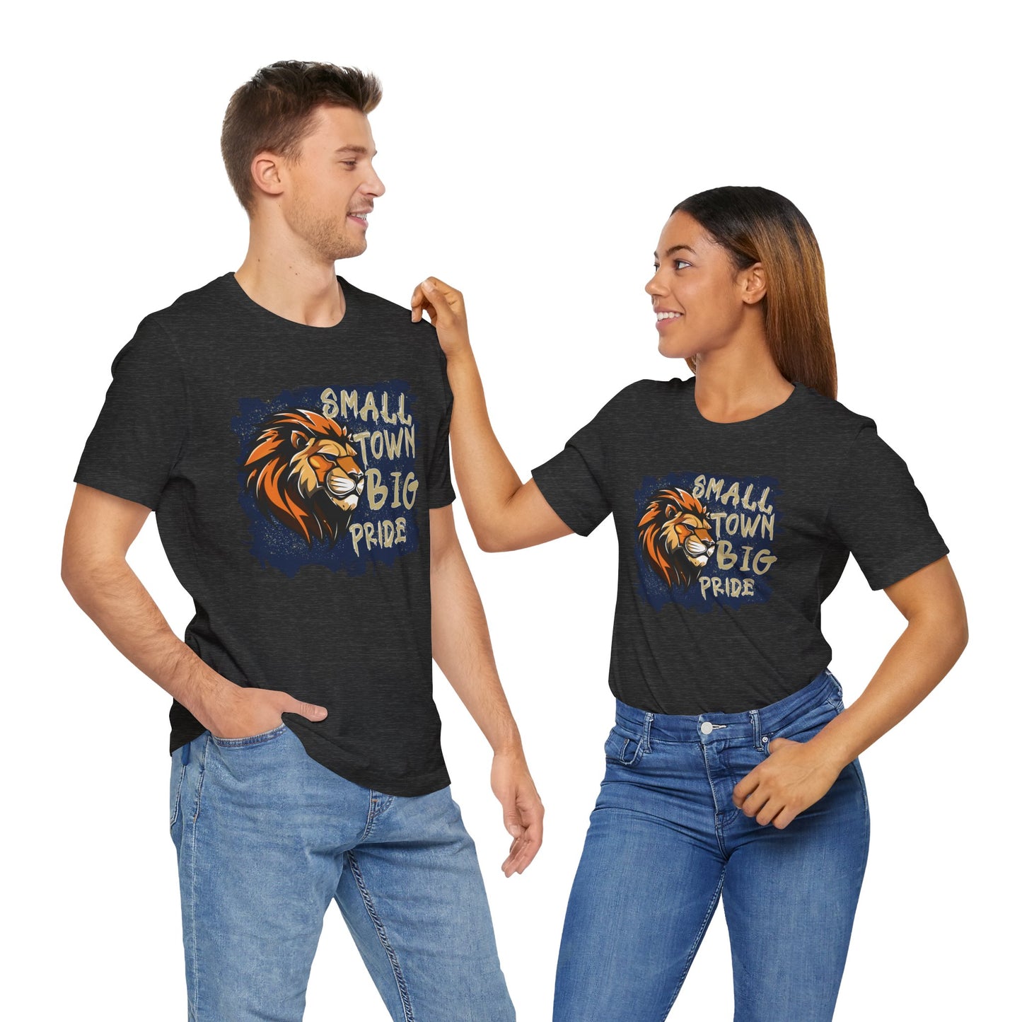 Small Town Big Pride Lion Tee - Bella Canvas
