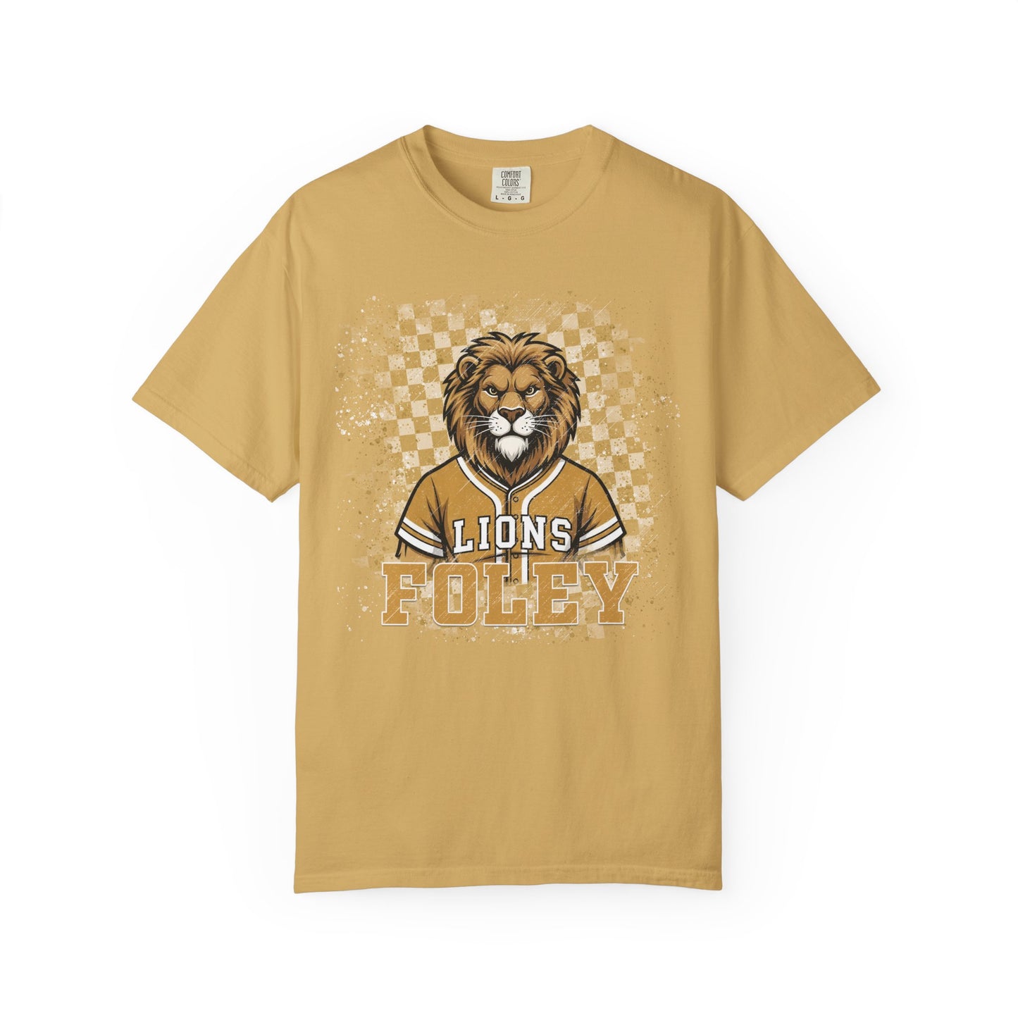 Foley Lions Grunge T-shirt - Comfort Colors