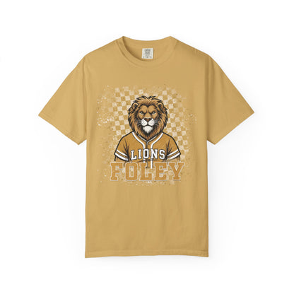 Foley Lions Grunge T-shirt - Comfort Colors