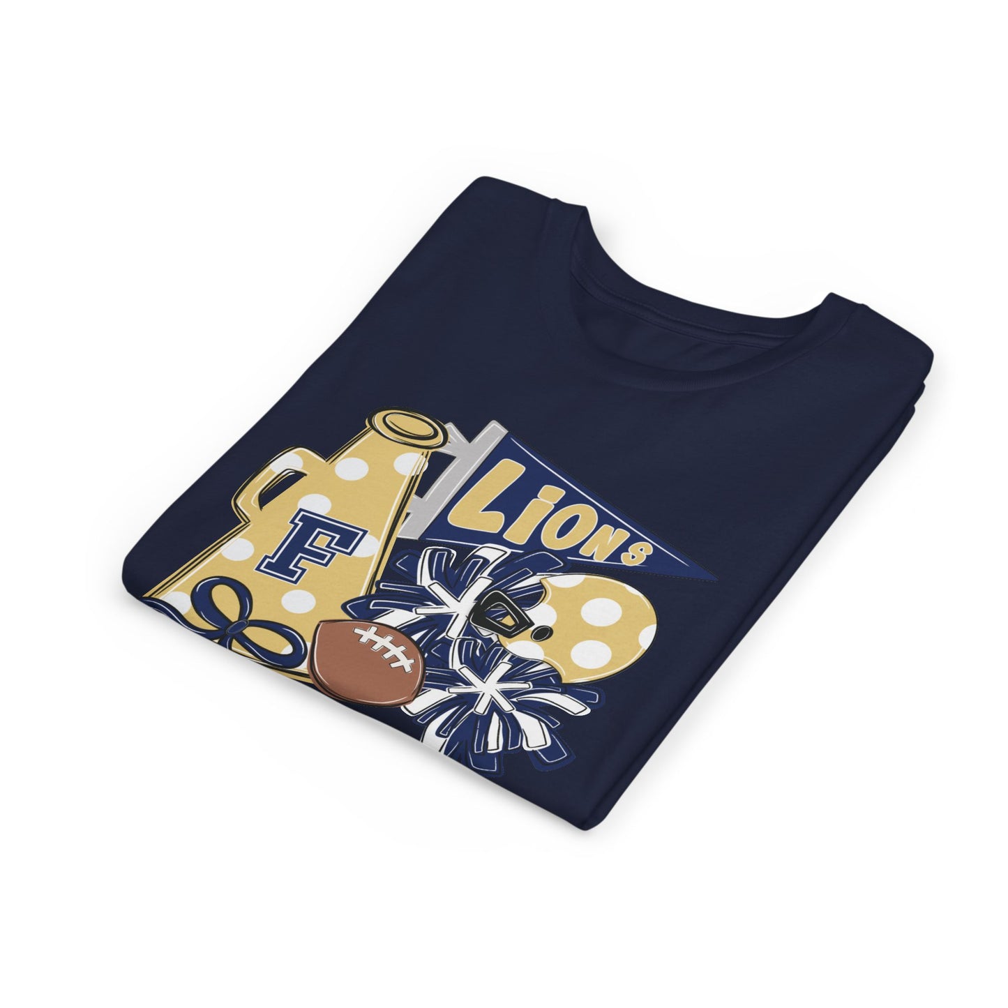 Youth Lions Spirit Football Tee