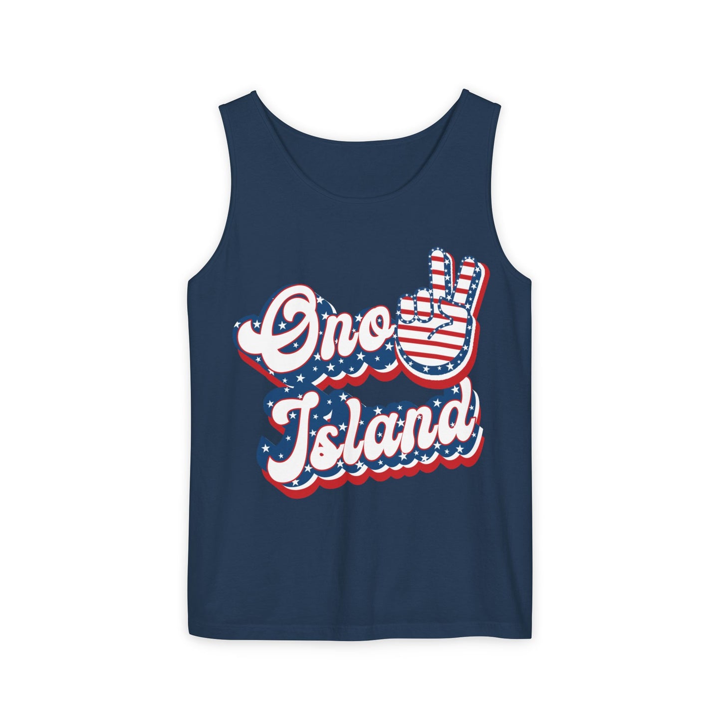 Ono Island Peace Tank Top - Unisex Comfort Colors