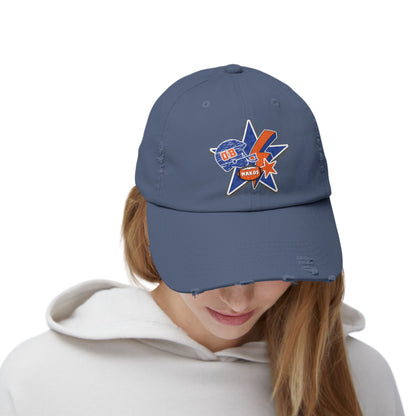 Makos Football Unisex Distressed Cap