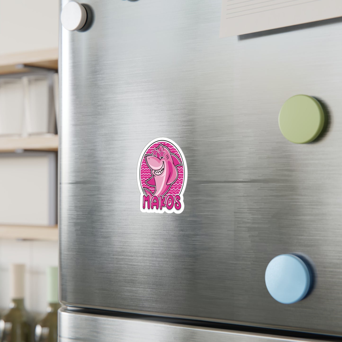 Preppy Pink Makos Vinyl Decals