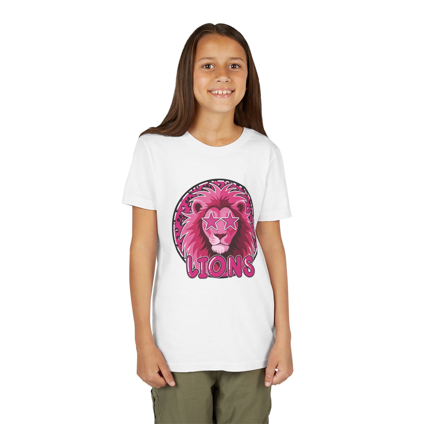 Youth Preppy Pink Lion