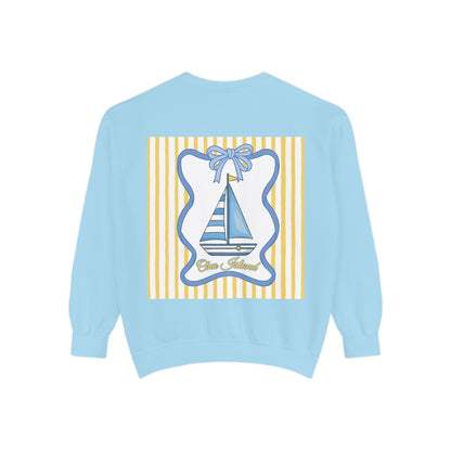 Adult Coquette Sailboat Sweatshirt - Comfort Colors