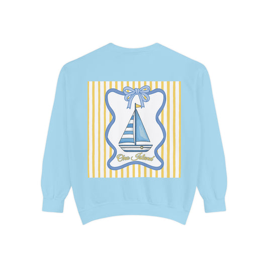 Adult Coquette Sailboat Sweatshirt - Comfort Colors