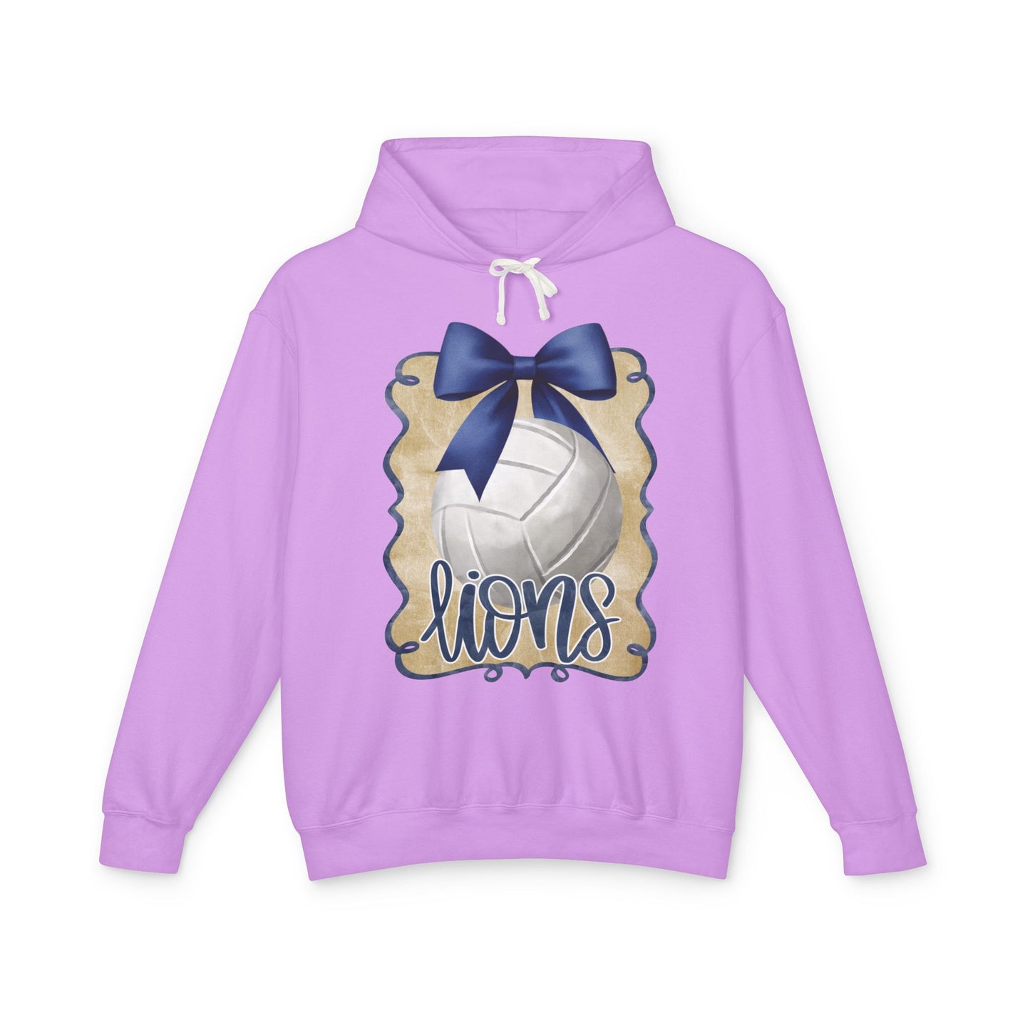 Adult Foley Lions Volleyball Hoodie – Comfort Colors