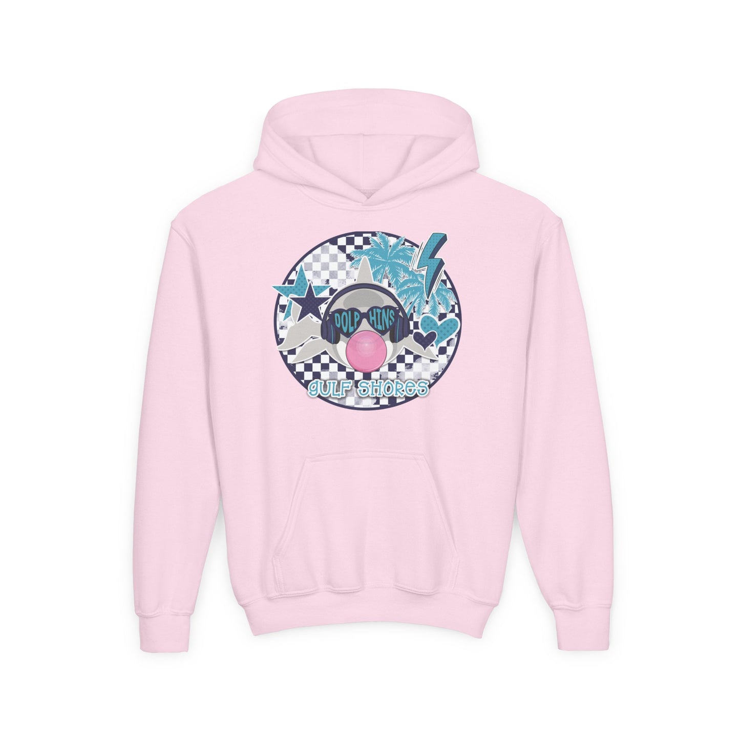 Youth We're Poppin Dolphins Hoodie