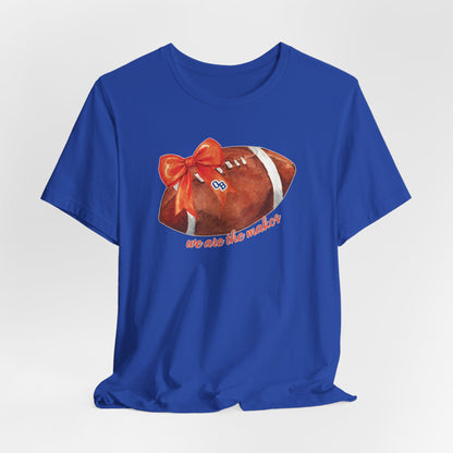 Adult Coquette Makos Football TShirt - Bella canvas