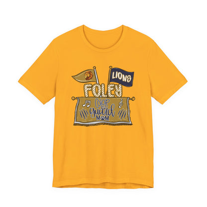 Adult Lions Color Guard Mom Tee - Bella Canvas