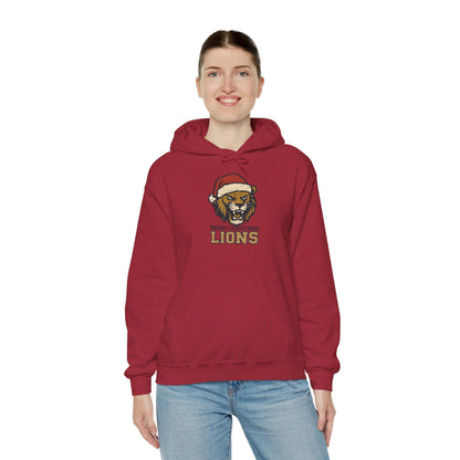 Merry Christmas Lions Hoodie — Gildan