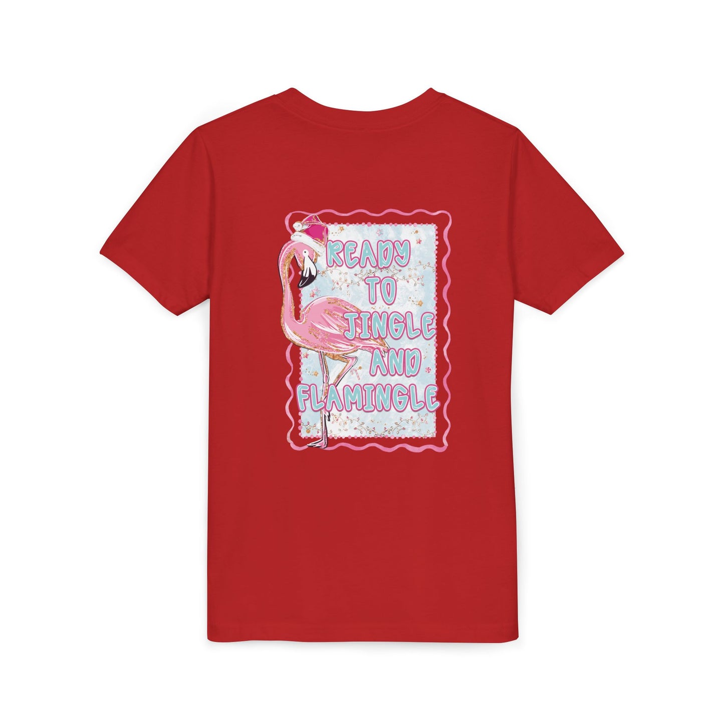 Flamingo Ready to Jingle & Flamingle - Bella Canvas