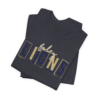 Foley Lions Boxy Tee - Bella Canvas