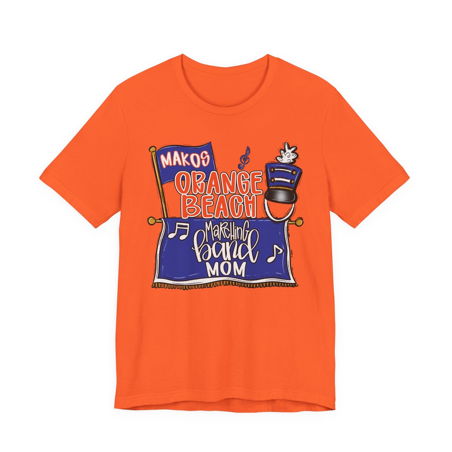 Adult Makos Marching Band Mom - Bella Canvas