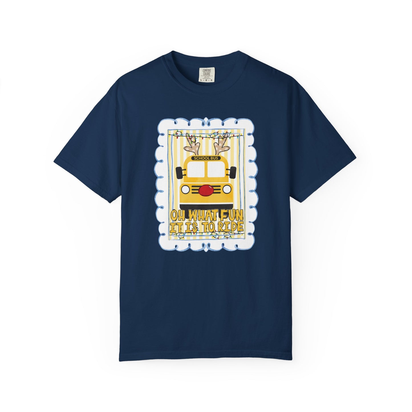Christmas Bus Driver Tee - Comfort Colors