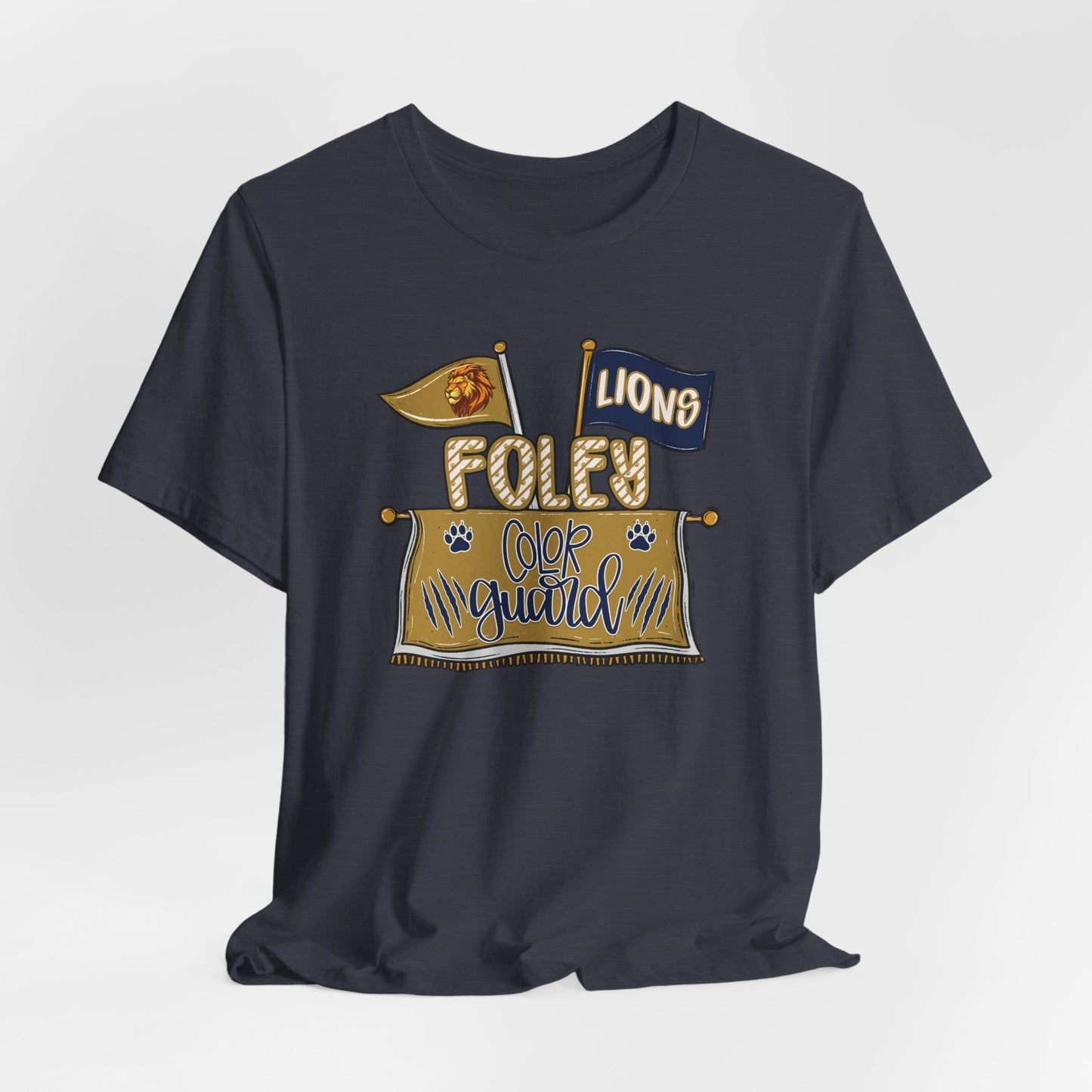 Foley Lions Color Guard Jersey Tee - Bella Canvas
